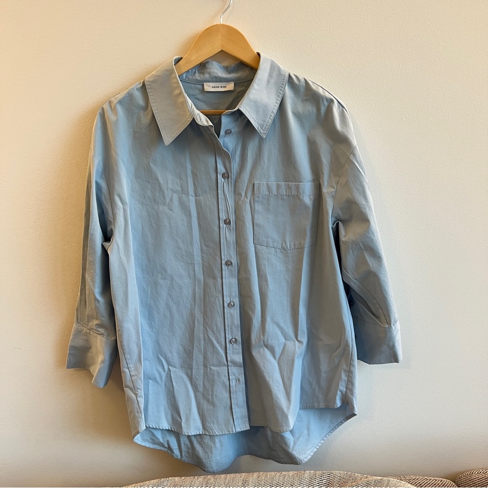 Anine Bing Mika Shirt, Size XS, Like New
